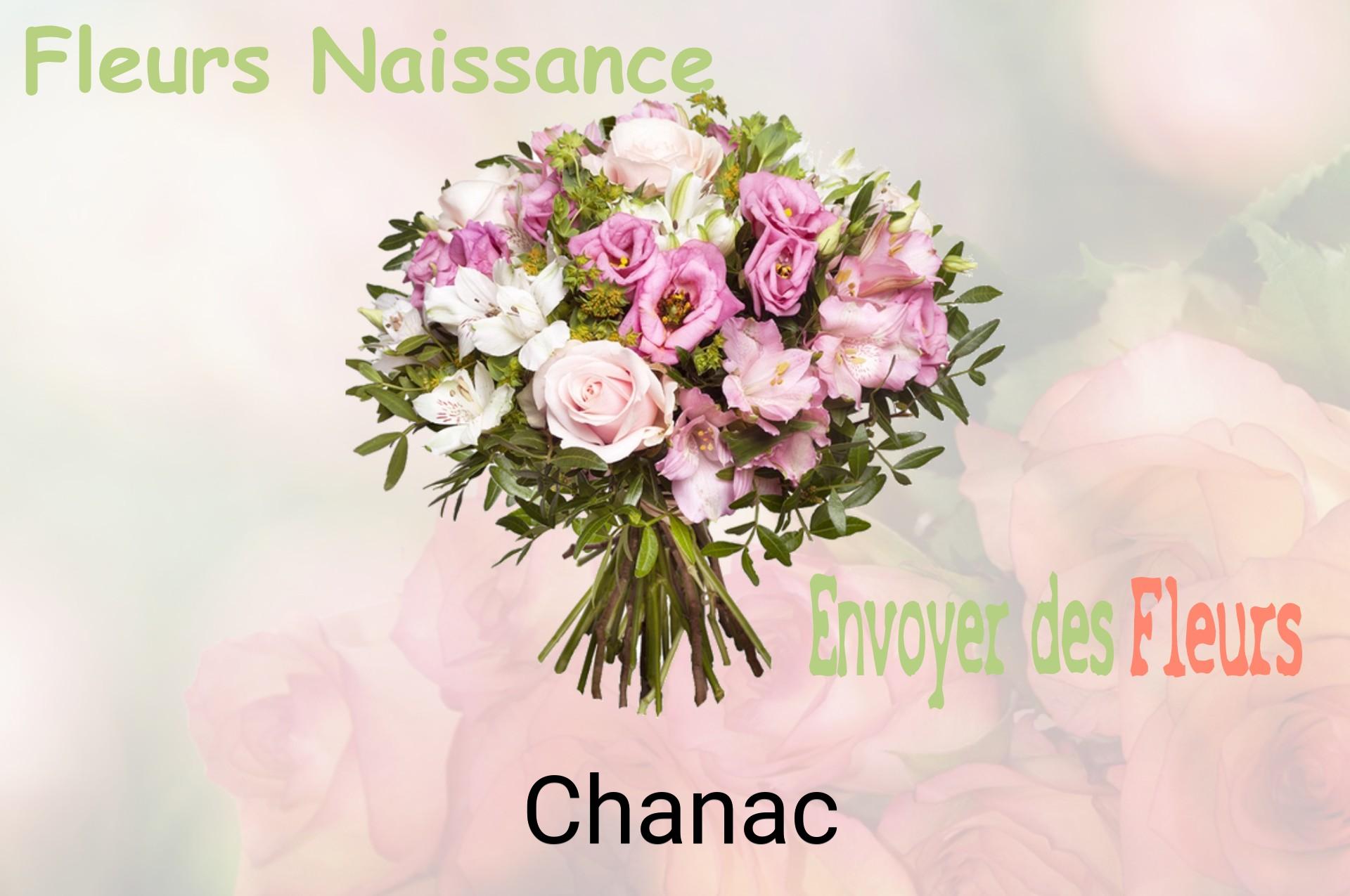 Bouquet de fleurs de naissance livré à Chanac